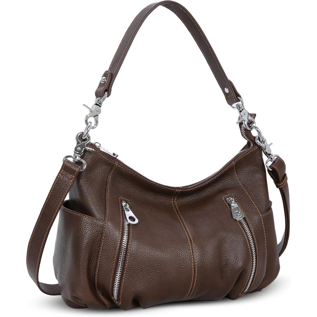 Genuine Leather Purses For Women Shoulder Hobo Bag Crossbody Satchel Handbags De